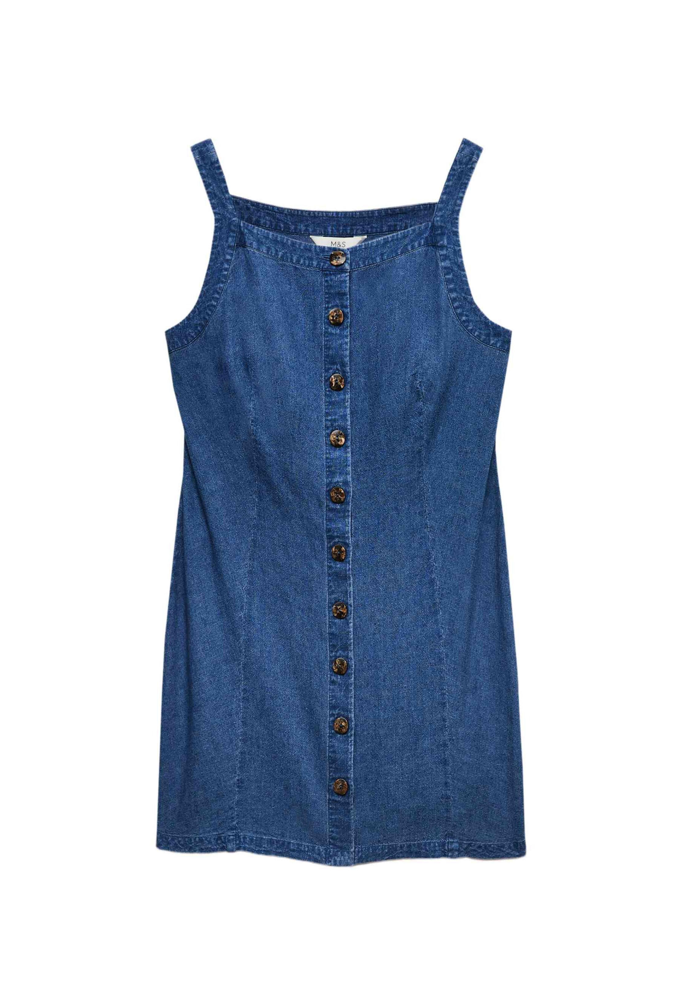 Marks & Spencer Jurk in Blauw: voorkant