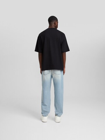 Bershka Loosefit Farmer - kék