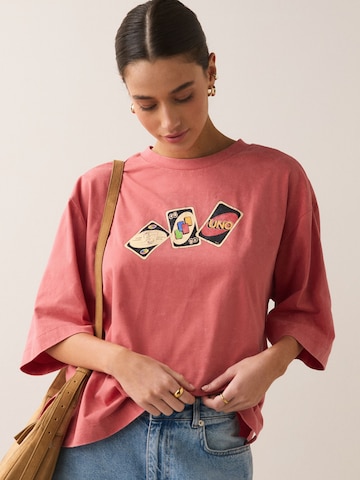 T-shirt Next en orange : devant