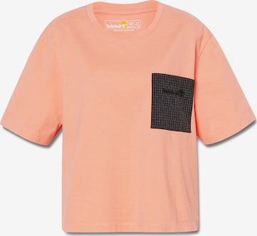 TIMBERLAND - Camiseta en naranja: frente