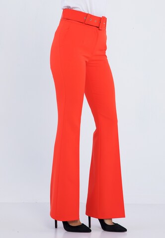 évasé Pantalon à pince 'Raffaela' Giorgio di Mare en orange