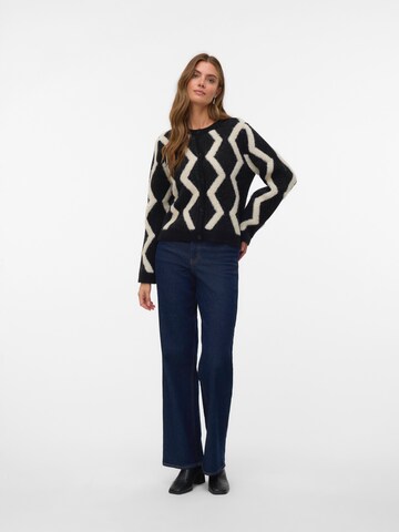 VERO MODA Вязаная кофта 'VMARGIE' в Черный