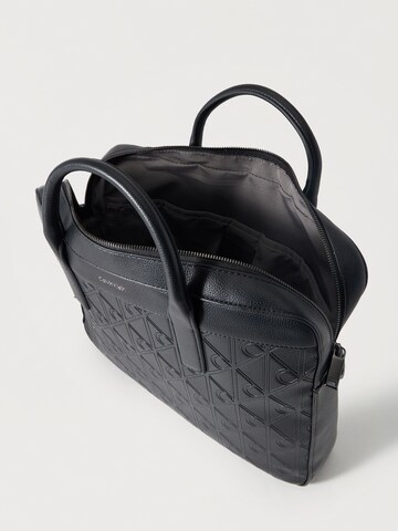 Sac d’ordinateur portable Calvin Klein en noir