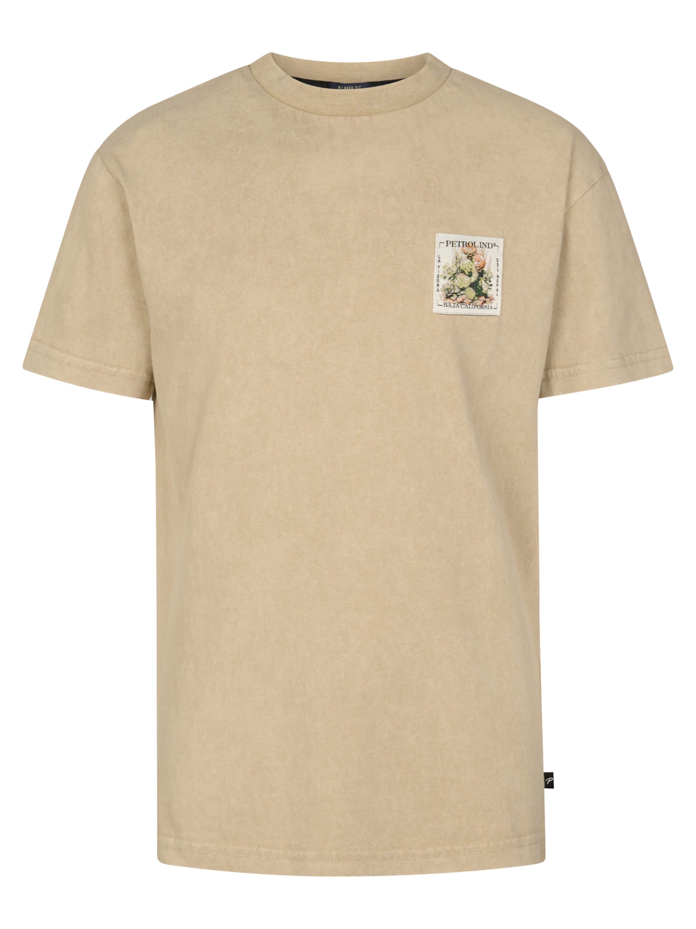 Petrol Industries Shirt 'Pitaya' in Beige / Orange / White, Item view