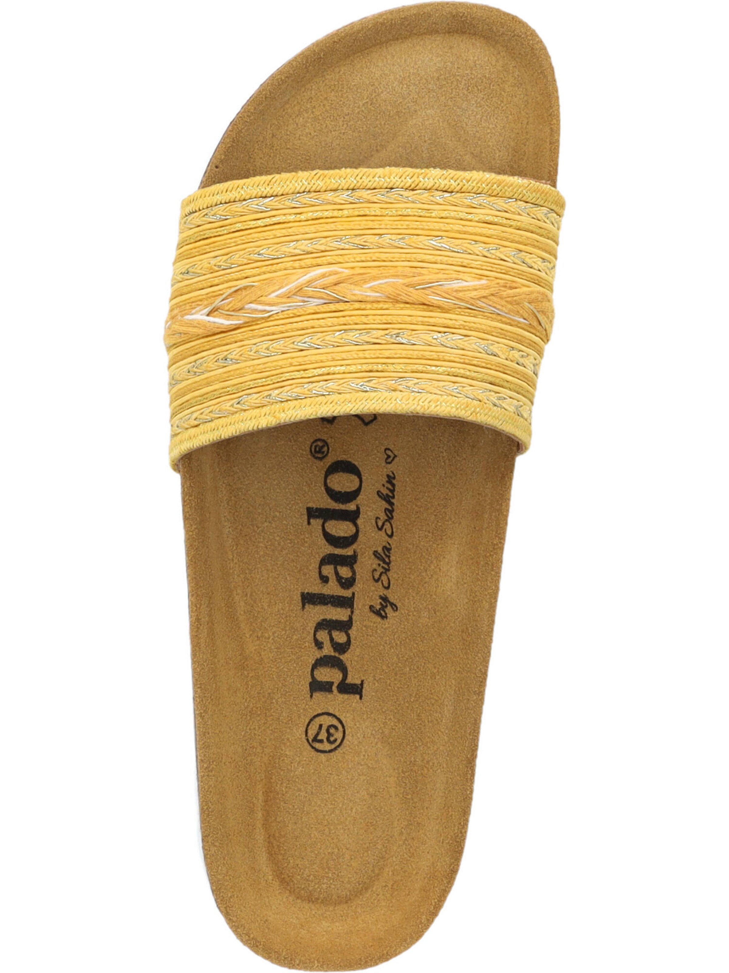 Palado by Sila Sahin - Zapatos abiertos 'Solista' en amarillo