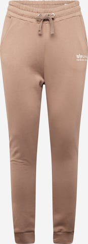 Tapered Pantaloni di ALPHA INDUSTRIES in marrone: frontale