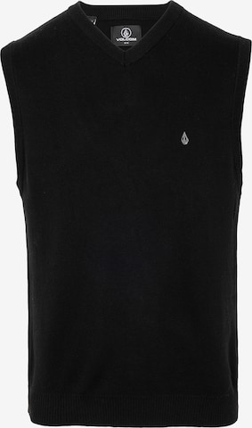 Volcom Sweater Vest 'Nebulords' in Black: front