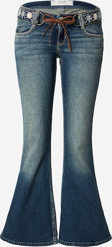 HOLLISTERFlared/zvonoliki kroj Traperice 'SANTA MONICA' - plava boja: prednji dio