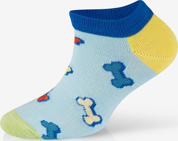 Happy Socks Socken 'Cat-Dog' in Blau