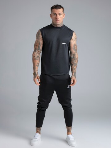 Maglietta di SikSilk in nero