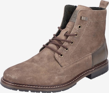 Rieker Lace-Up Boots in Brown: front