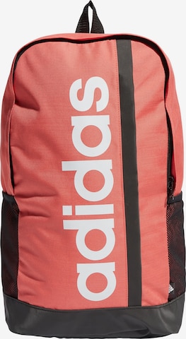 ADIDAS SPORTSWEAR Sports Backpack 'Essentials Linear' in Red: front
