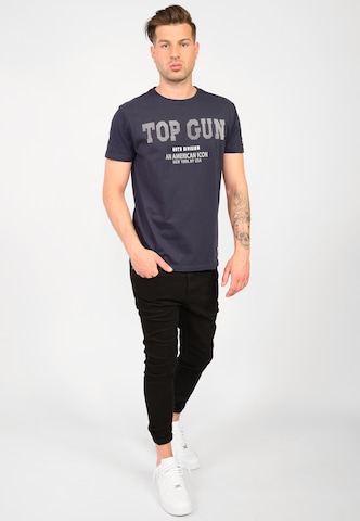 TOP GUN T-Shirt  'TG20213006' in Blau