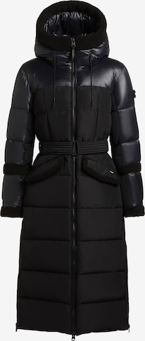 Cappotto invernale 'Julita3' di khujo in nero: frontale