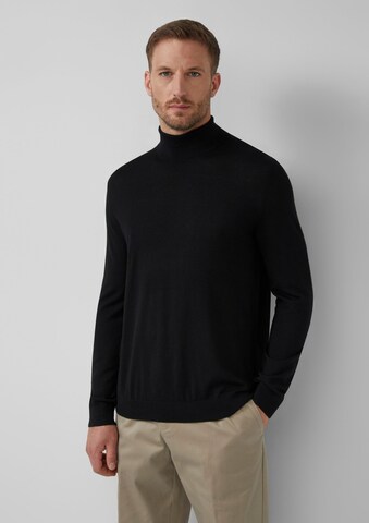 s.Oliver Pullover in Schwarz: Vorderseite