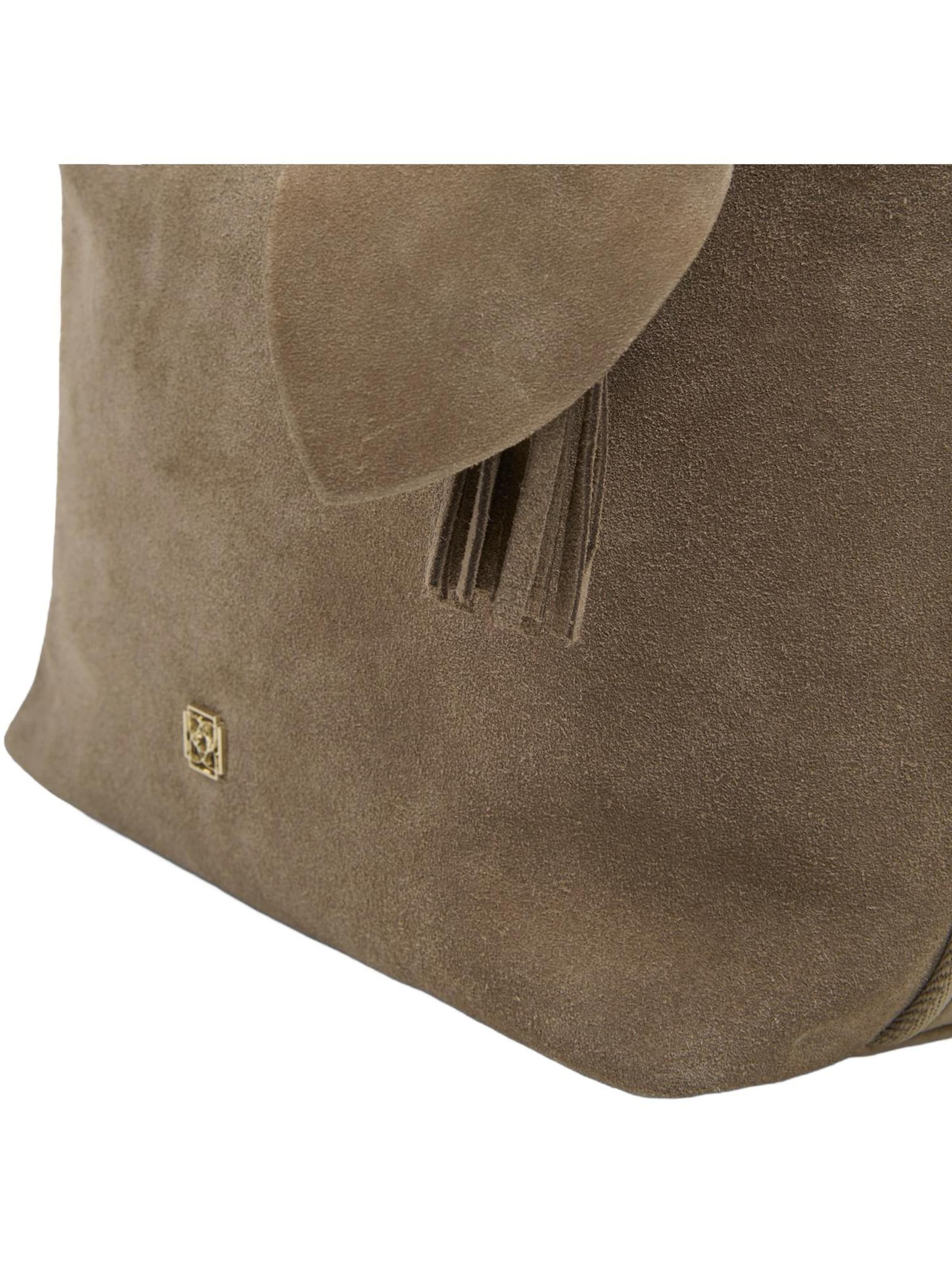 Desa - Bolso de hombro 'DESA Damen-Schultertasche mit Quasten-Detail' en beige