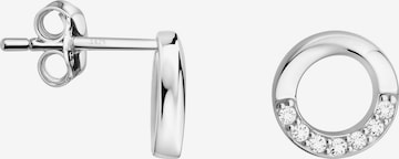 Sofia Milani Ohrringe 'Circle' in Silber: Vorderseite
