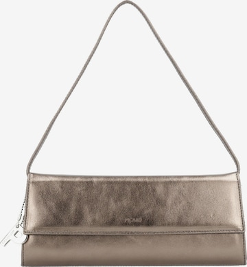 Picard Clutch 'Auguri' in Braun: Vorderseite