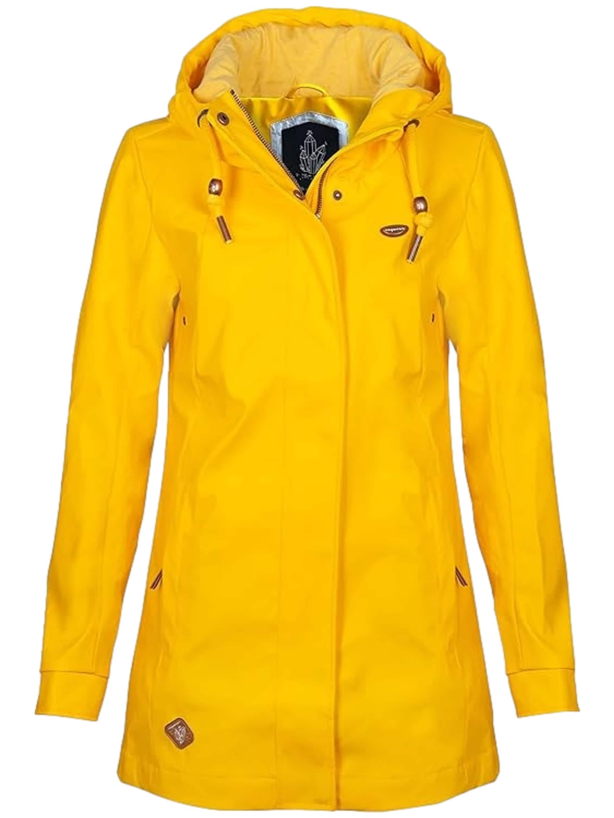 Ragwear Funktionsfrakke 'Zulla Crystal' i gul: forside