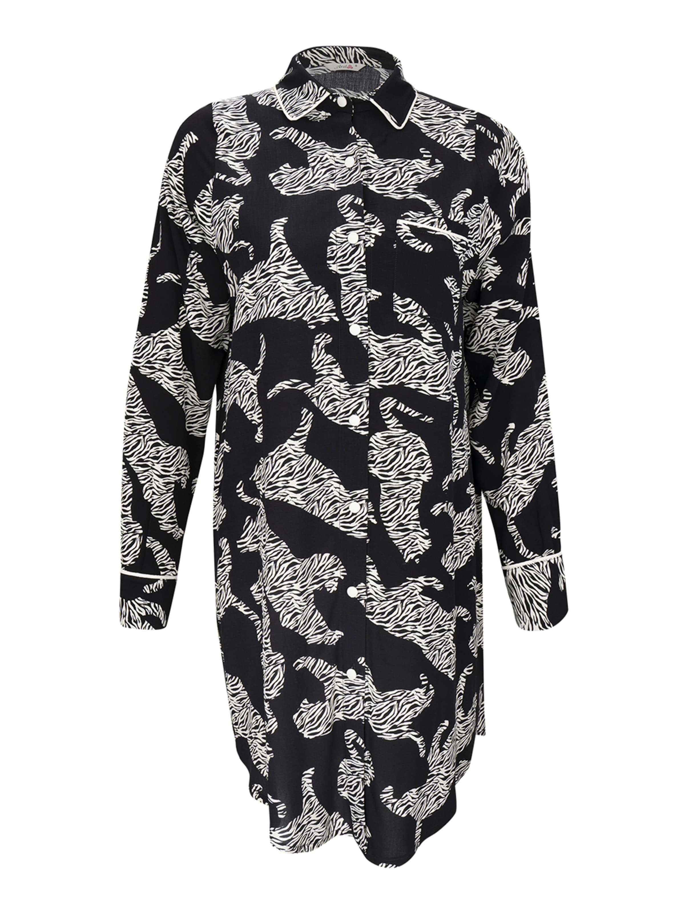 Goldenbay - Camiseta de noche ' Lilly ' en gris: frente