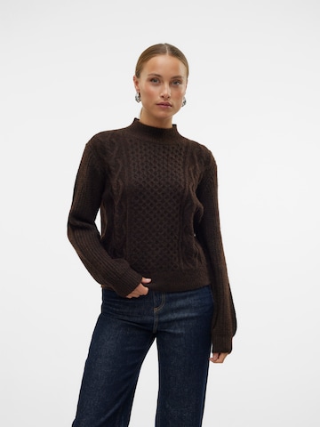 VERO MODA Pullover 'VMUniverse' i brun: forside