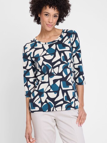 Olsen Shirt in Blauw: voorkant