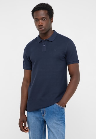 MUSTANG Poloshirt 'Style Pierre' in Blau: Vorderseite