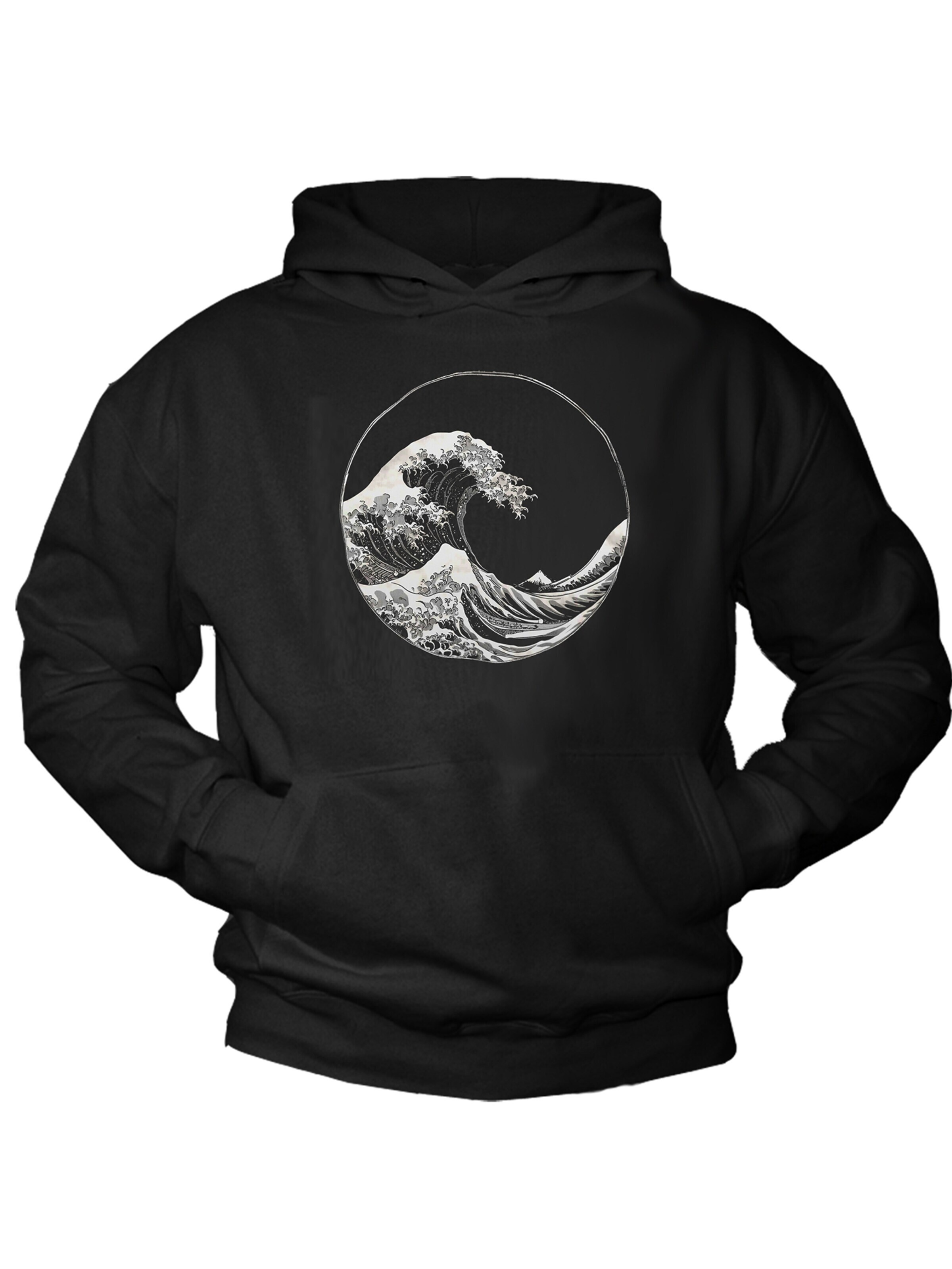 MAKAYA Sweatshirt in Black: front