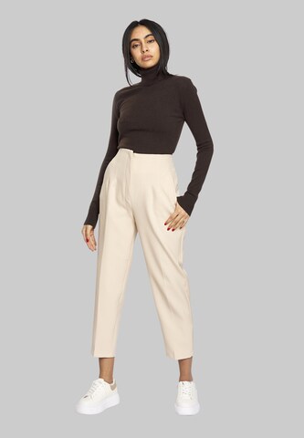 FRESHLIONS Regular Stoffhose 'Nena' in Beige