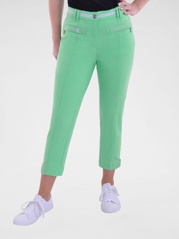 Navigazione Slimfit Pantalon in Groen: voorkant