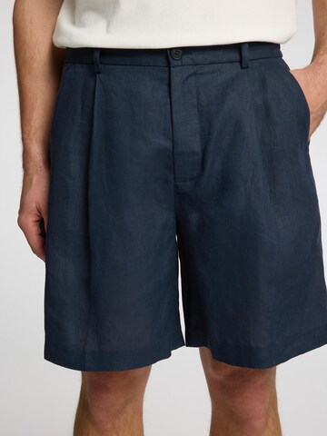 Loosefit Pantalon à pince SELECTED HOMME en bleu