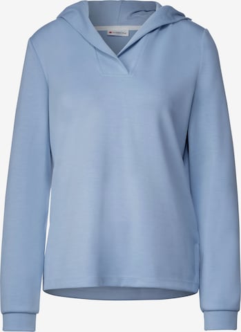 Sweat-shirt STREET ONE en bleu : devant