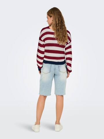 ONLY Sweater 'ONLGeena' in Red