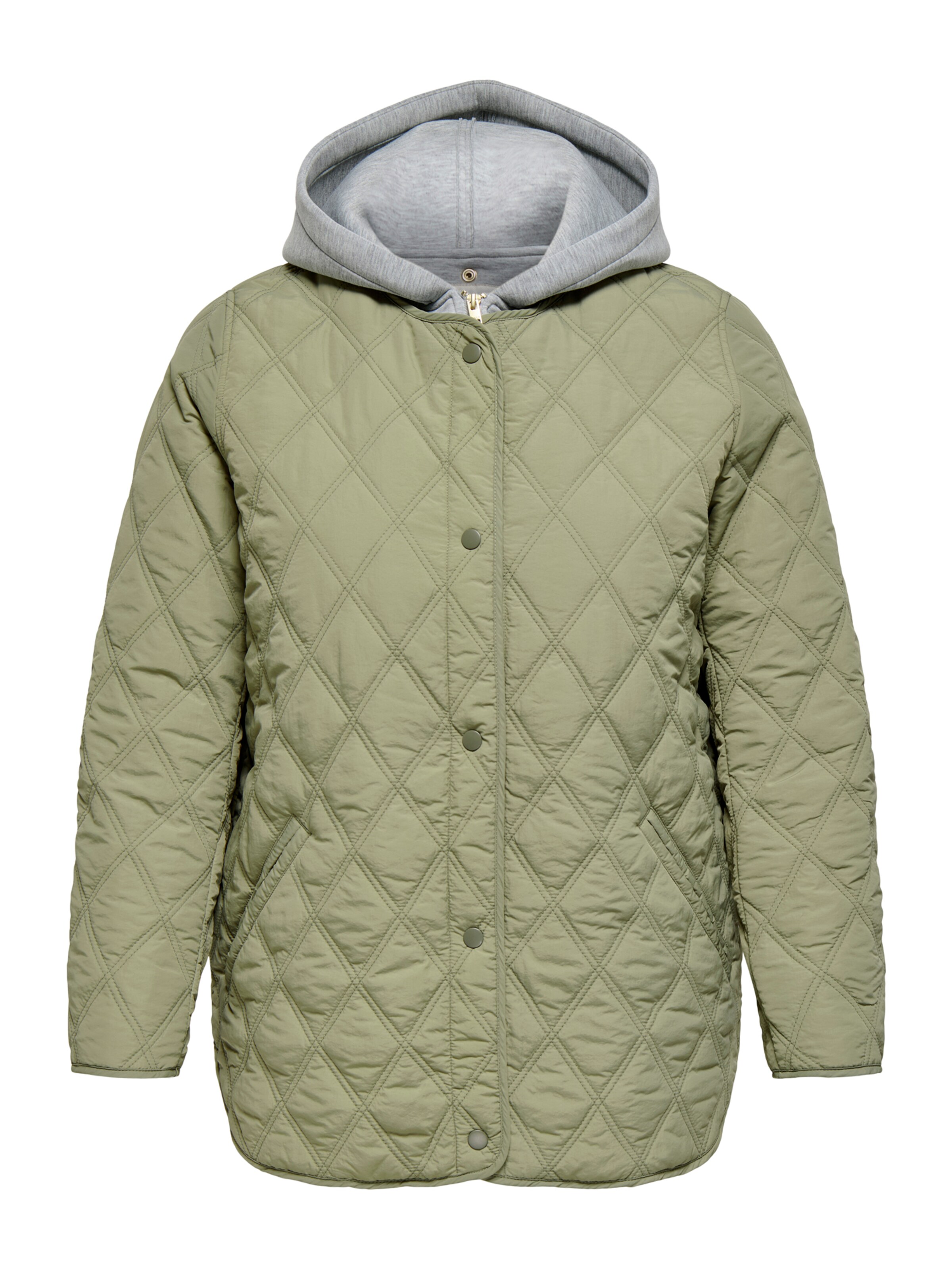 ONLY CarmakomaPrijelazna jakna 'CARRISSO' - zelena boja: prednji dio