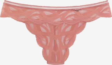 NUANCE Thong in Pink: front