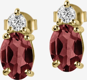 Jacques Lemans Earrings in Red: front