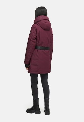 Manteau d’hiver 'Frostkuss 14' NAVAHOO en rouge