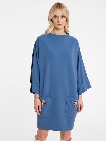 Robe 'Adwea' Ana Alcazar en bleu : devant