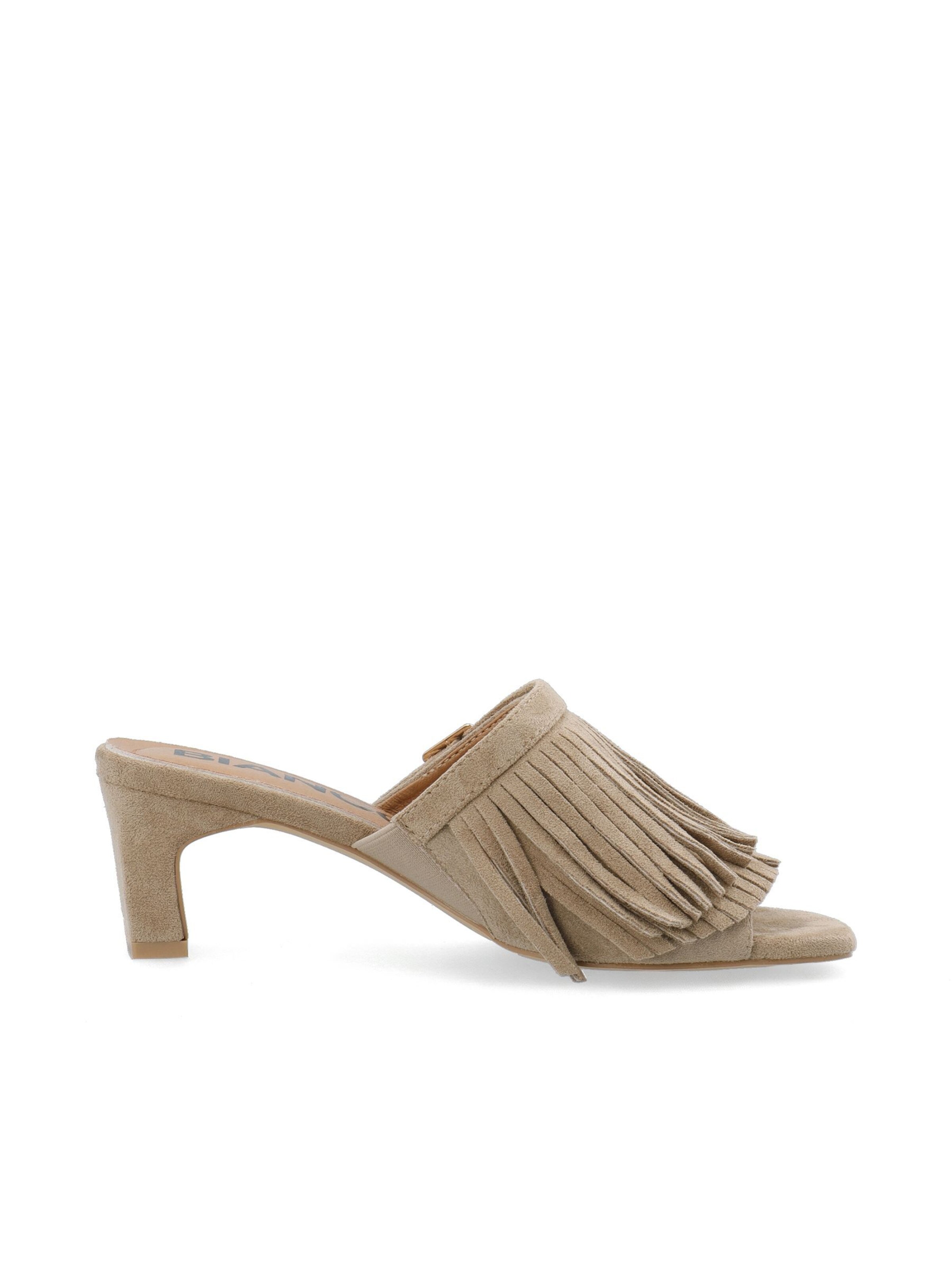 Zoccoletto 'ADINA ' di Bianco in beige