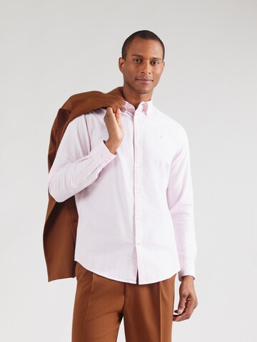 Barbour Regular fit Srajca | roza barva: sprednja stran