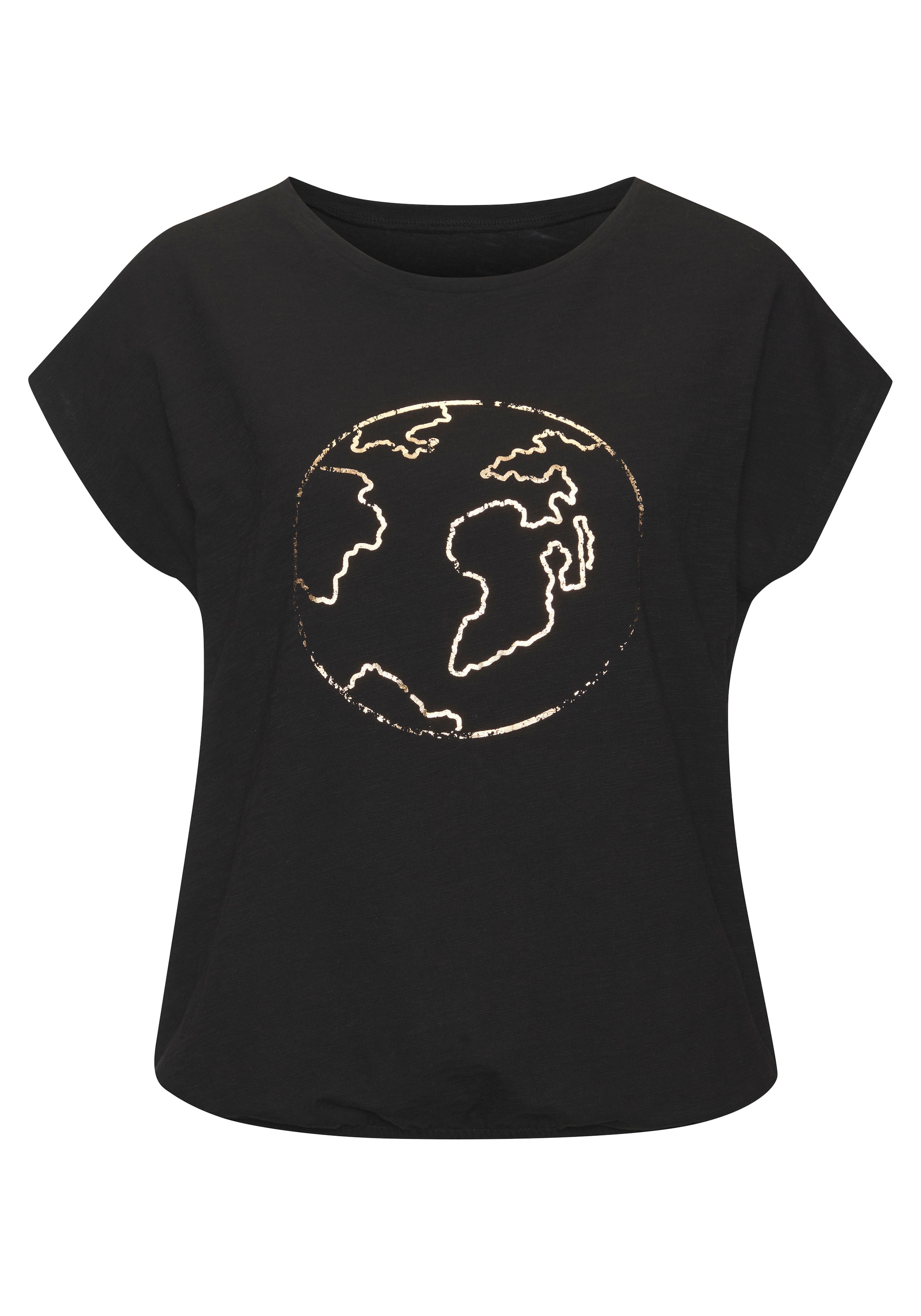 VIVANCE Μπλουζάκι σε μαύρο: μπροστά