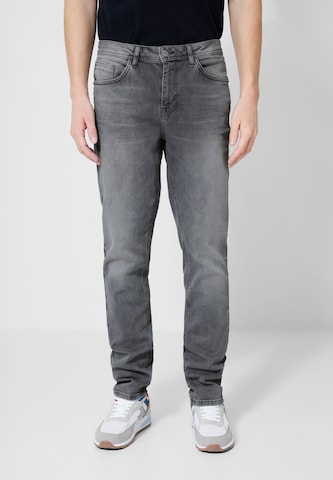 Street One MEN Slim fit Jeans in Grey: front