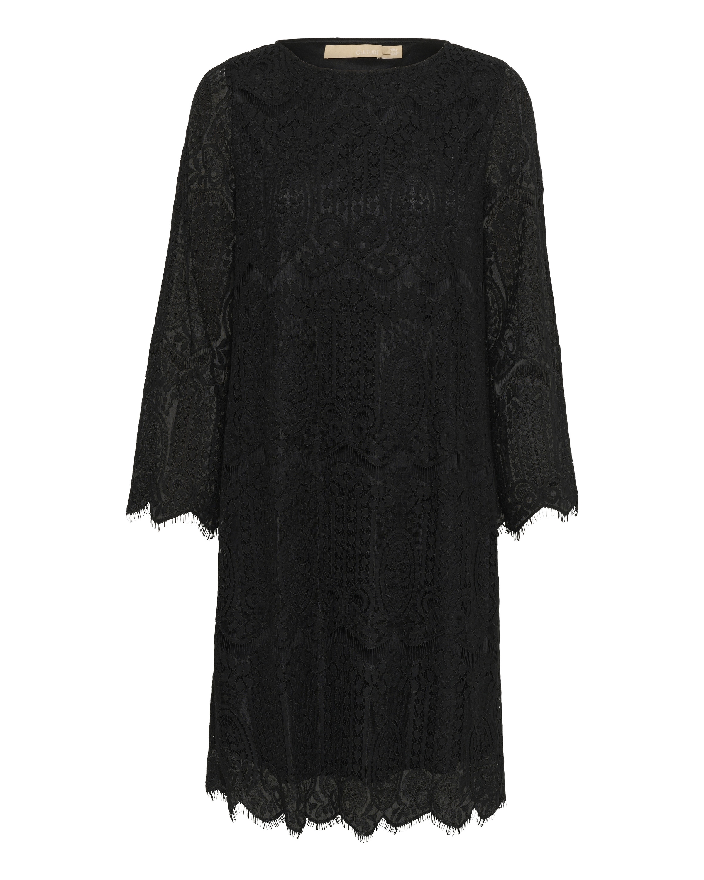 CULTURE Kjole 'Croba' i sort: forside
