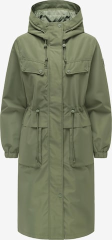 Cappotto di mezza stagione 'Kirschwind 14' di NAVAHOO in verde: frontale