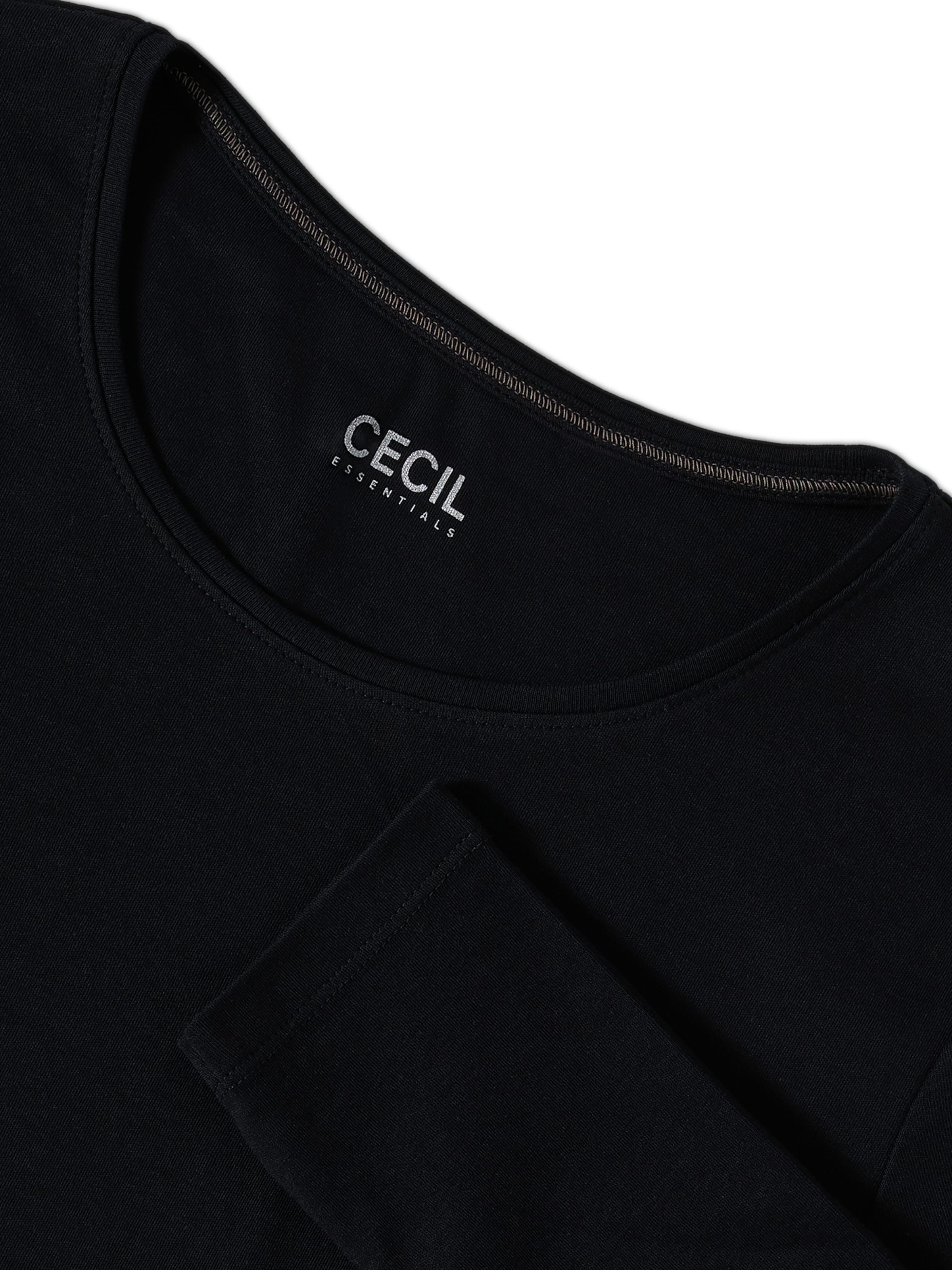 CECIL Shirt 'Pia' in Black
