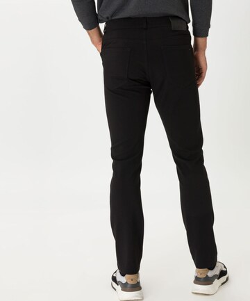 BRAX Slim fit Pants 'Chuck' in Black: back