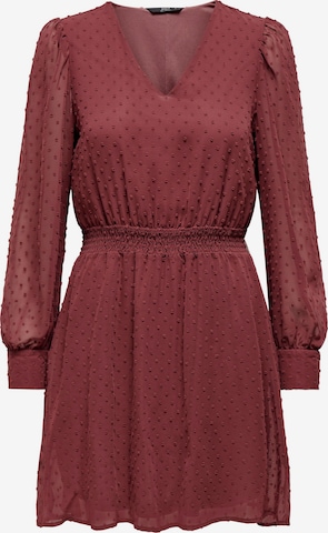 Robe-chemise 'LAURENCE' ONLY en rouge : devant