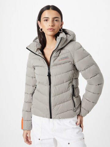 Superdry Jacke in Grau: predná strana