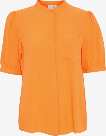 Camicia da donna 'MAIN' di ICHI in arancione: frontale