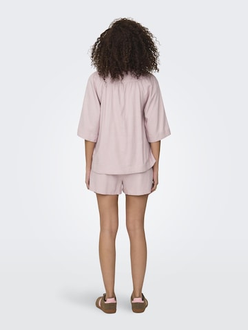 ONLY Bluse 'ONLCaro' i lilla